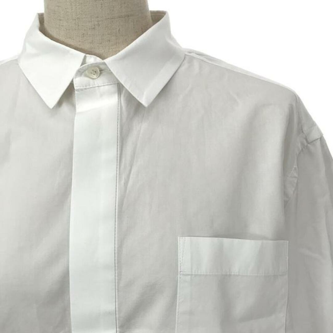 着丈602022resort Sacai White Poplin Cape Shirt