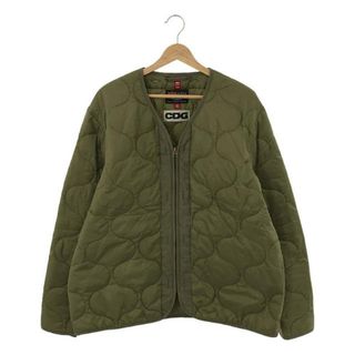 コムデギャルソン(COMME des GARCONS)のCOMME des GARCONS / コムデギャルソン | AD2023 | CDG × ALPHA INDUSTRIES バックロゴプリント キルティング ライナージャケット | L | カーキ | メンズ(その他)