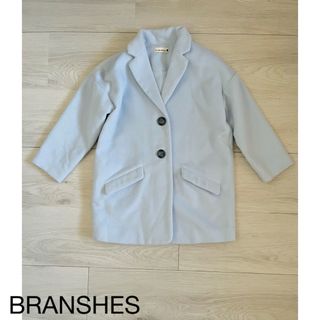 ブランシェス(Branshes)のBRANSHES＊ライトブルーチェスターコート(ジャケット/上着)