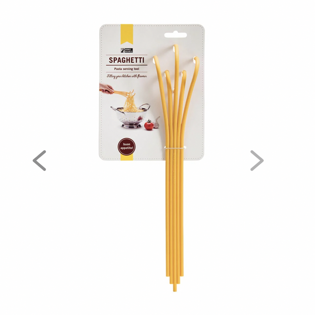 スパゲッティ型プラスチック製スプーン インテリア/住まい/日用品のキッチン/食器(調理道具/製菓道具)の商品写真