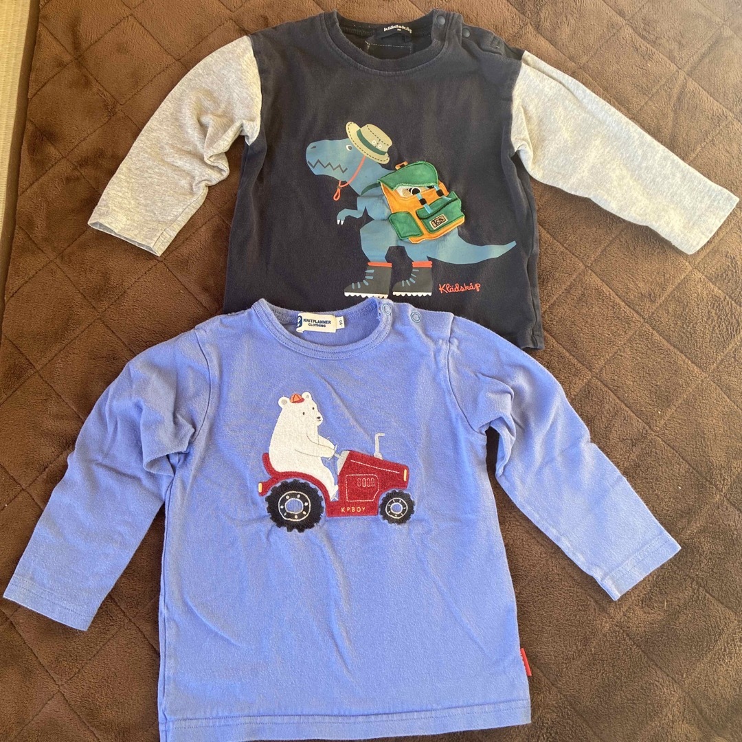 KP BOY(ケーピーボーイ)のロングTシャツ　90㎝ キッズ/ベビー/マタニティのキッズ服男の子用(90cm~)(Tシャツ/カットソー)の商品写真