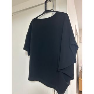 美品◆ENFOLD◆ノースリーブ 変形トップスネイビー◆ノースリーブブラウス38レディース