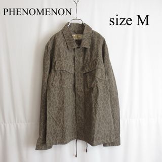 PHENOMENON - PHENOMENON レオパード柄 ミリタリージャケット シャツ ブルゾン