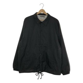 コムデギャルソン(COMME des GARCONS)のCOMME des GARCONS / コムデギャルソン | AD2023 | CDG バックロゴプリント コーチジャケット | L | ブラック | メンズ(その他)