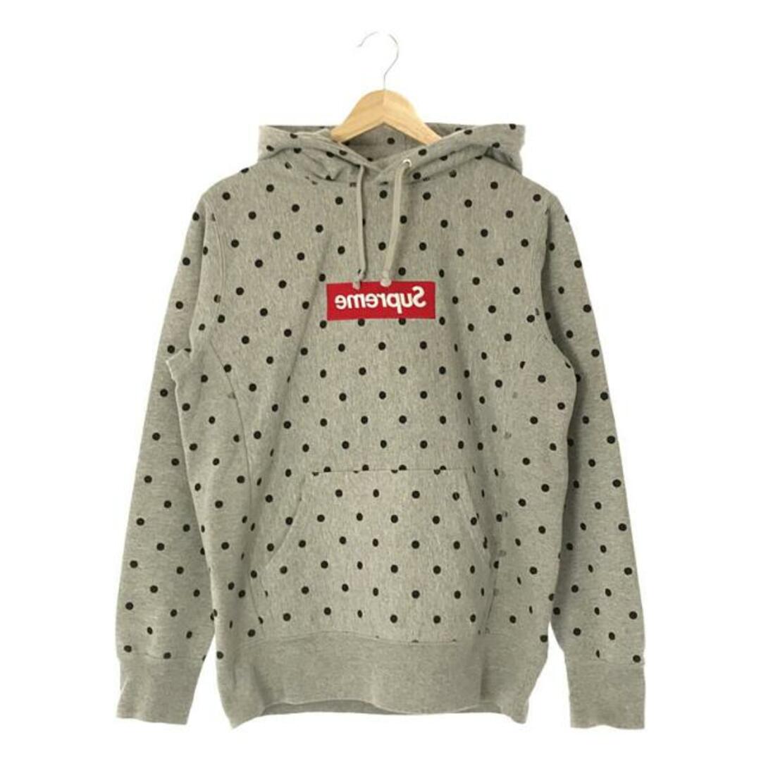 襟内毛玉SUPREME / シュプリーム | × COMME des GARCONS / コムデギャルソン  SHIRTS Box Logo Hoodie / ボックスロゴ フーディ | S | グレー | メンズ