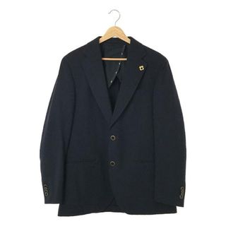 ラルディーニ(LARDINI)の【美品】  LARDINI / ラルディーニ | ブートニエール柄 ウール カシミヤ 2B テーラードジャケット | 50 | ネイビー | メンズ(その他)