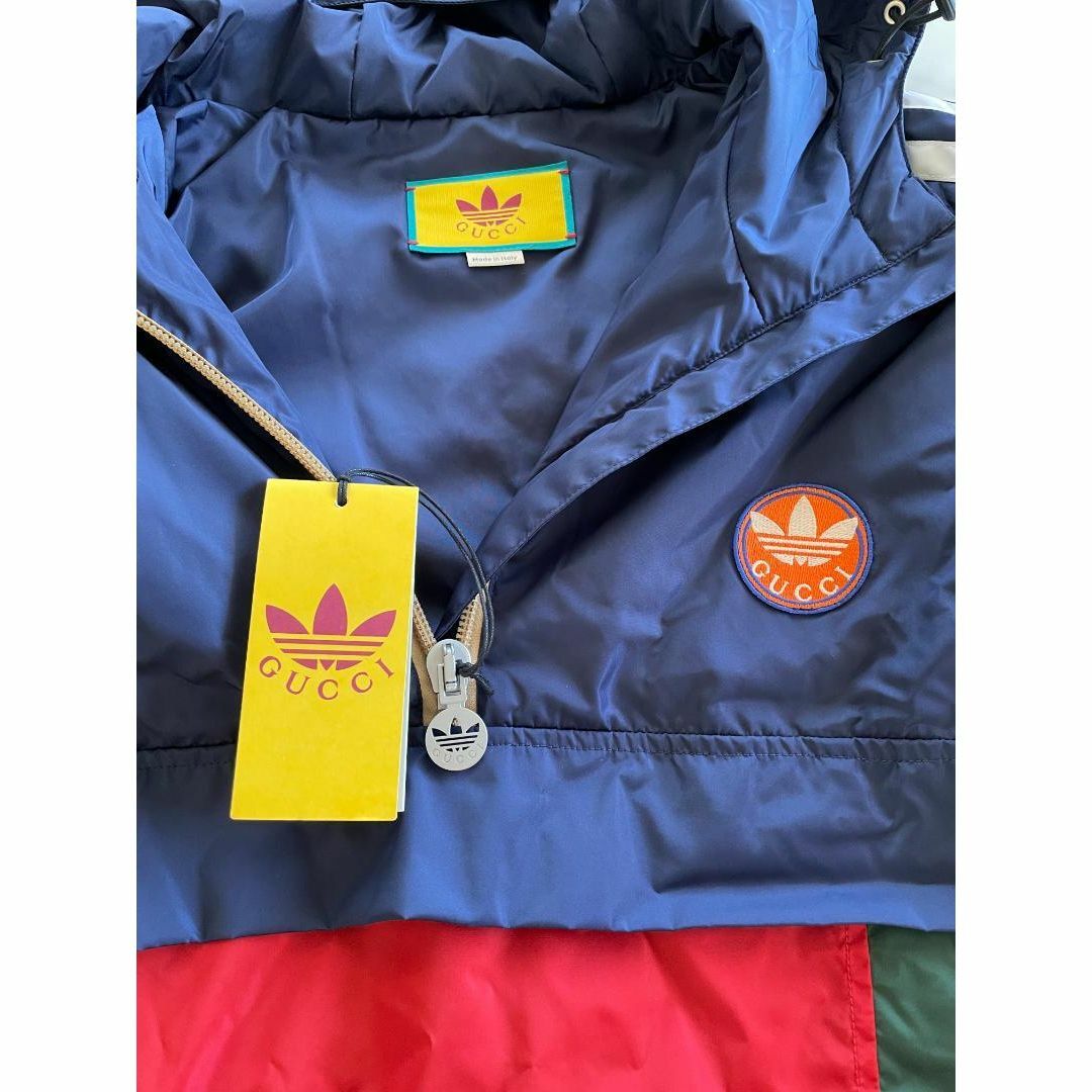 GUCCI - 【GUCCI】adidas x Gucci パラシュート ジャケット 48の GUCCI - 【GUCCI】adidas x Gucci パラシュート ジャケット 48の