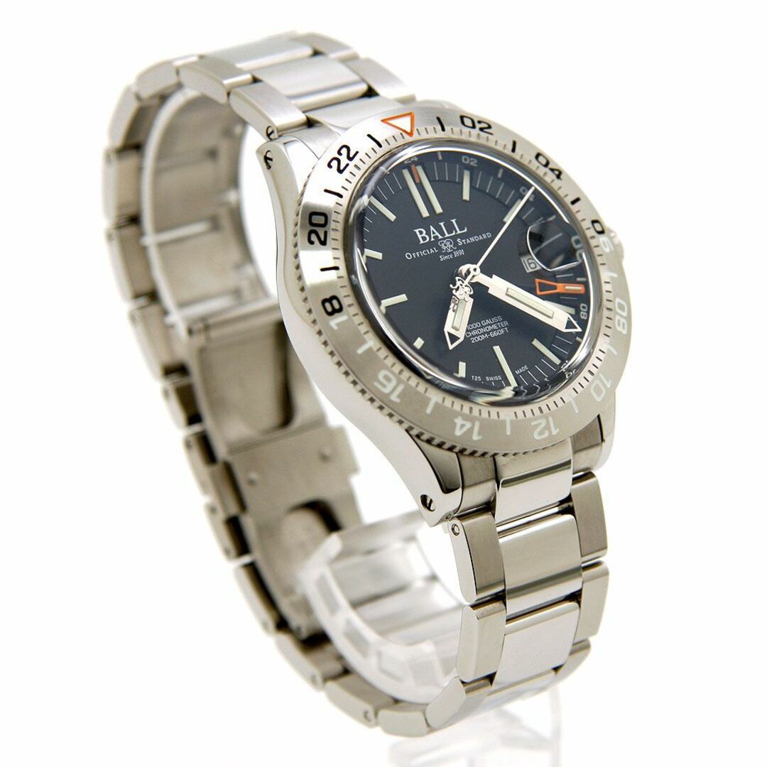 BALL(ボール)の美品 BALL Watch ボール ウォッチ 腕時計 エンジニアⅢ アウトライアー クロノメーター AT DG9000B-S1CJ-BK 黒文字盤 自動 メンズの時計(腕時計(アナログ))の商品写真