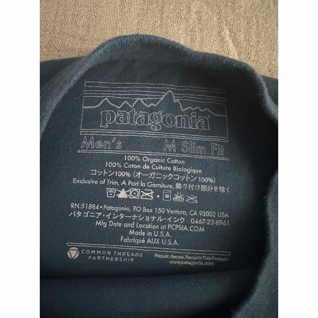 patagonia(パタゴニア)のパタゴニア　Patagonia  メンズ　M 半袖　Tシャツ　古着 メンズのトップス(Tシャツ/カットソー(半袖/袖なし))の商品写真