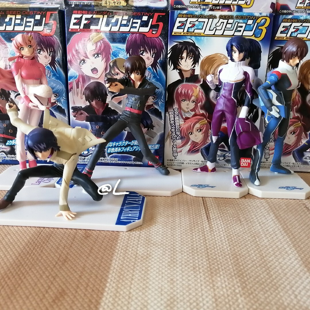 BANDAI(バンダイ)のSEED DESTINY EFコレクション3&5 5点セット エンタメ/ホビーのフィギュア(アニメ/ゲーム)の商品写真