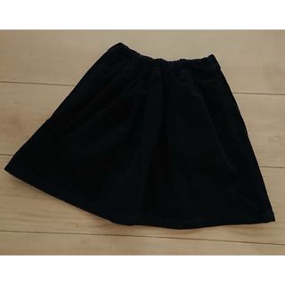 ユニクロ(UNIQLO)のユニクロ　ネイビー　コーデュロイスカート　120(スカート)