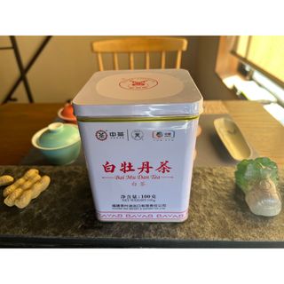 中茶牌　有名ブランド　中国茶　台湾茶　白茶　白牡丹　１００ｇ(茶)