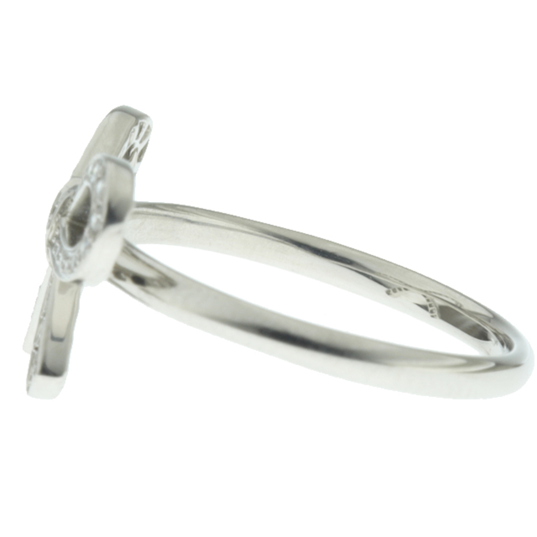 Tiffany & Co.(ティファニー)の (新品仕上げ済) ティファニー TIFFANY ボウ リボン ダイヤ リング 指輪 PT950 × ダイヤモンド 約12号弱 9118 レディースのアクセサリー(リング(指輪))の商品写真