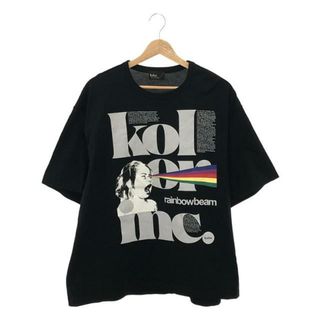 カラー(kolor)の【美品】  kolor / カラー | ビッグシルエット クリアコットンレインボー Tシャツ | 3 | ブラック | メンズ(Tシャツ/カットソー(半袖/袖なし))