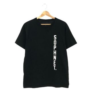 ソフネット(SOPHNET.)のSOPHNET. / ソフネット | VERTICAL LOGO TEE / ロゴプリントTシャツ | M | ブラック | メンズ(Tシャツ/カットソー(半袖/袖なし))