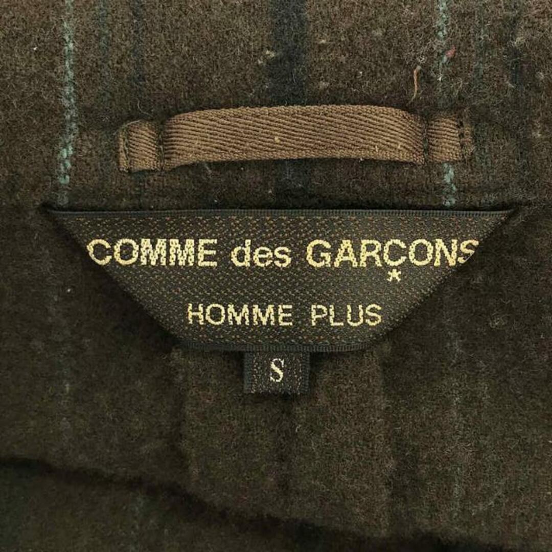 超特価SALE開催！
 COMME コレクション des PLUS HOMME 楽天市場】COMME GARCONS homme HOMME / PLUS garcons comme 21aw / des コムデギャルソンオムプリュス GARCONS des コムデギャルソンオム | 2002AW 新品 | ウール縮絨 ルック品 ストライプ 3B plus シングルブレスト ジャケット | S | ダークグリーン | メンズ ジャケット/アウター 4