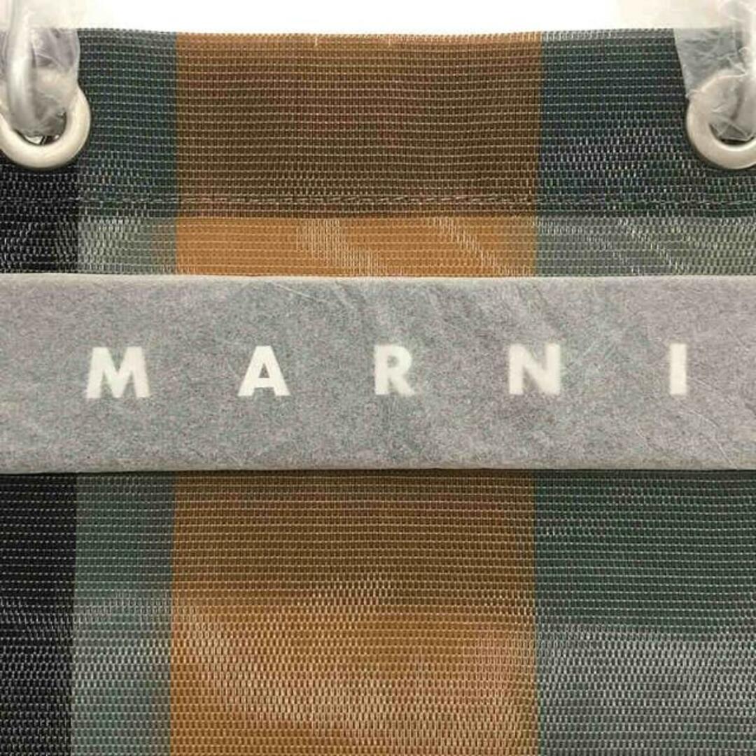 Marni(マルニ)の【新品】  MARNI / マルニ | フラワーカフェ メッシュ ストライプ トートバッグ | マルチカラー | レディース レディースのバッグ(トートバッグ)の商品写真