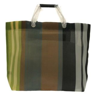 マルニ(Marni)の【新品】  MARNI / マルニ | フラワーカフェ メッシュ ストライプ トートバッグ | マルチカラー | レディース(トートバッグ)