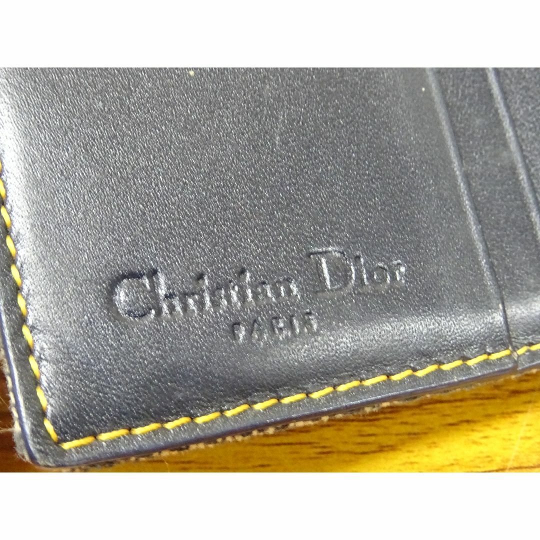 Christian Dior(クリスチャンディオール)のK静003/ Dior トロッター 財布 デニム レザー02LU 0054 レディースのファッション小物(財布)の商品写真