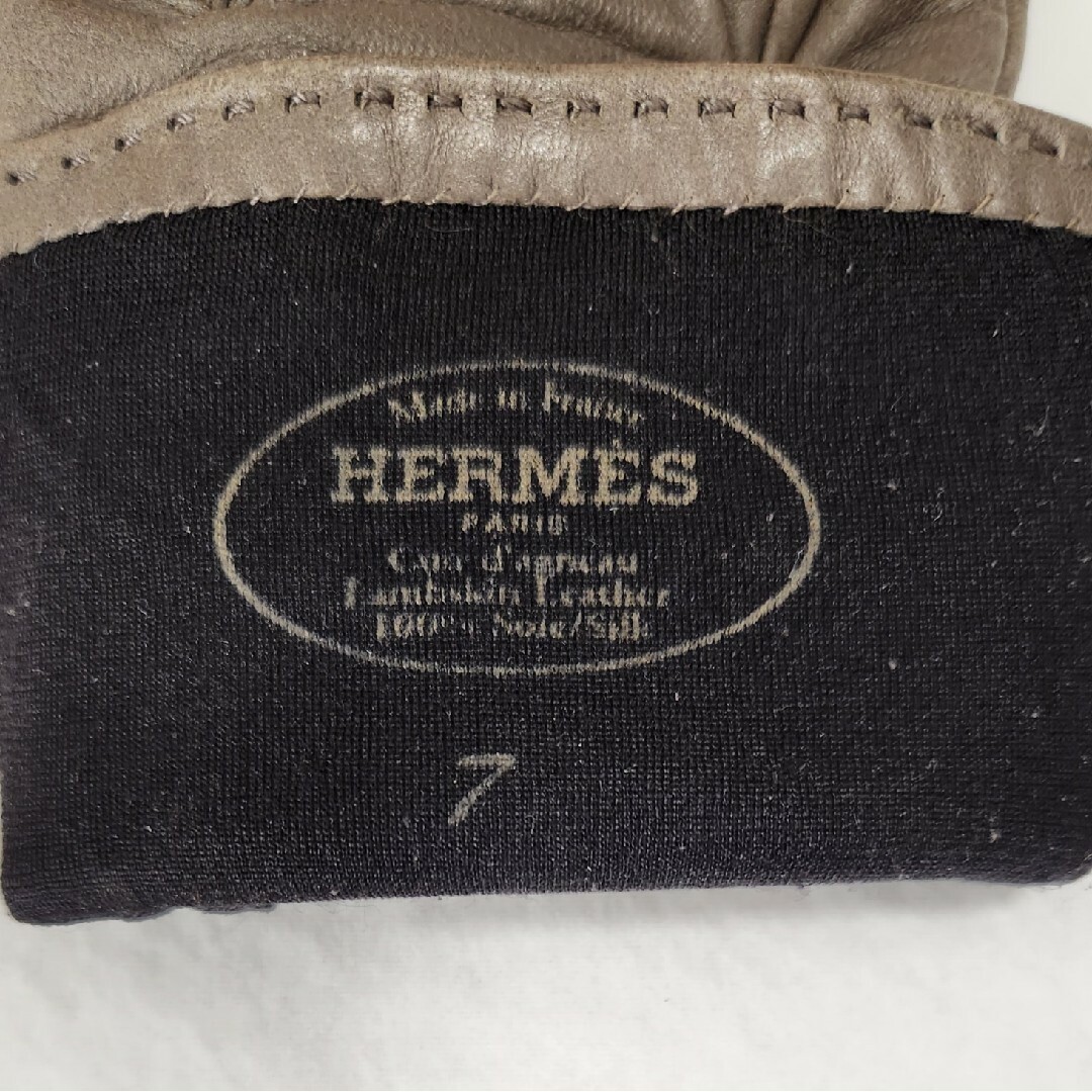 Hermes(エルメス)の極美品 HERMES ケリー レザーグローブ ラムスキン レディースのファッション小物(手袋)の商品写真