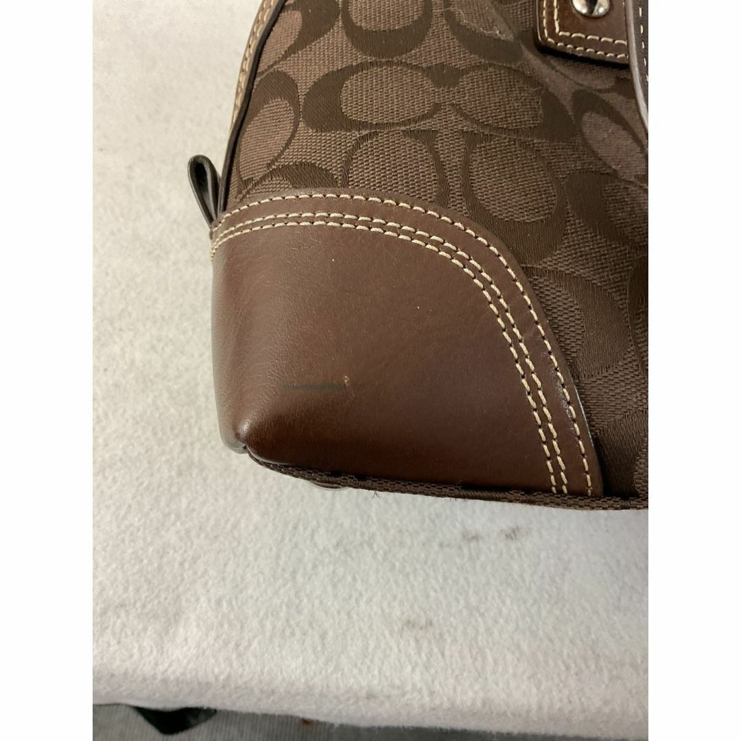 COACH(コーチ)のコーチ　全柄  ハンドバッグ 　茶 レディースのバッグ(ハンドバッグ)の商品写真