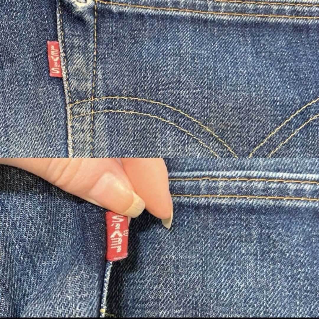 【LEVI'S 米国製•555 】551ZXX　W31L36　ヒゲ