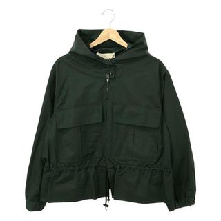 ステラマッカートニー(Stella McCartney)のSTELLA McCARTNEY / ステラマッカートニー | ドロースリング ジップアップ ジャケット フーディ | 36 | グリーン | レディース(その他)