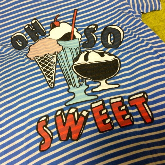 Ron Herman(ロンハーマン)のWILD FOX ボーダー🍦 Tee レディースのトップス(Tシャツ(半袖/袖なし))の商品写真