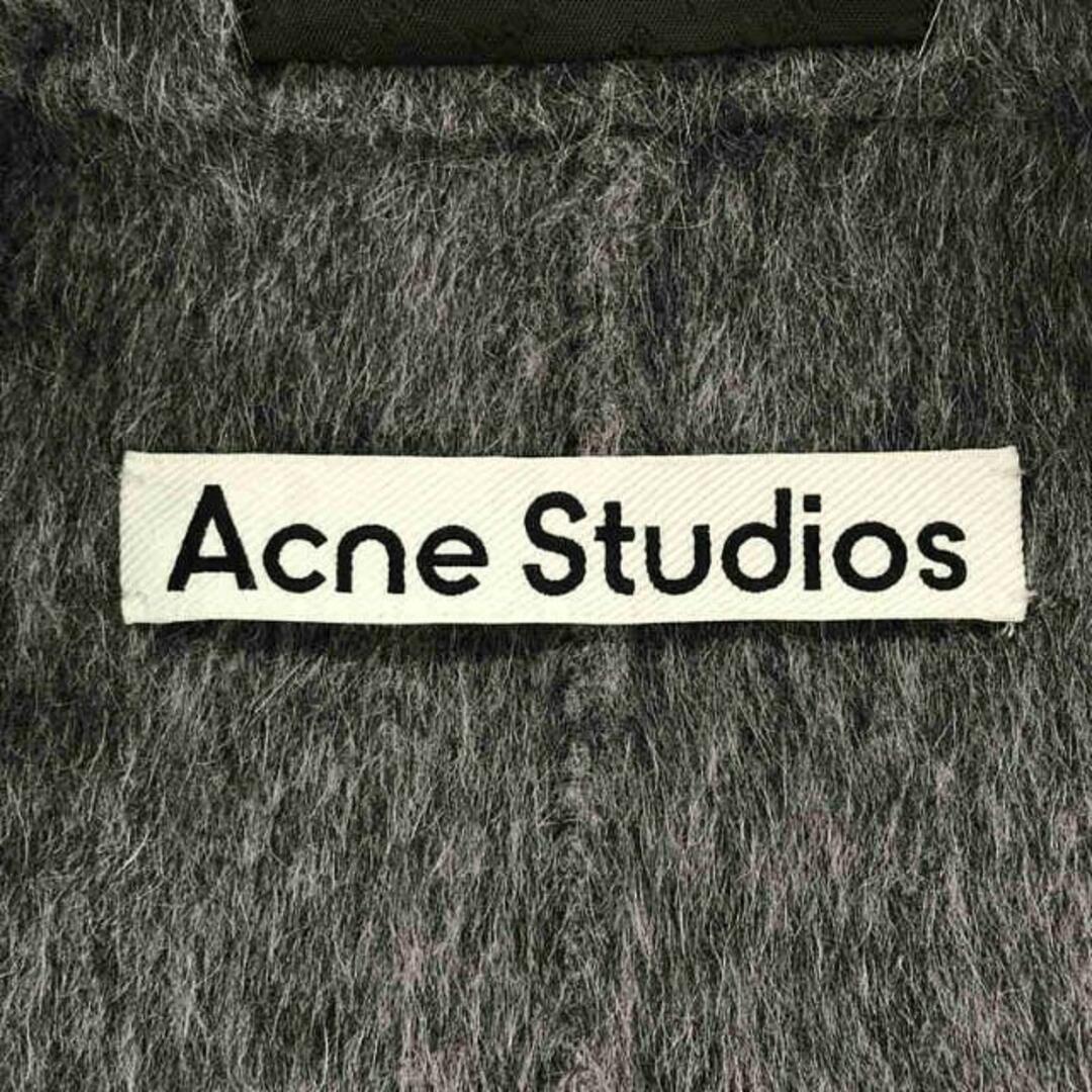 Acne Studios / アクネストゥディオズ | シャギー ウール シングルチェスターコート | 32 | グレー | レディース レディースのジャケット/アウター(その他)の商品写真