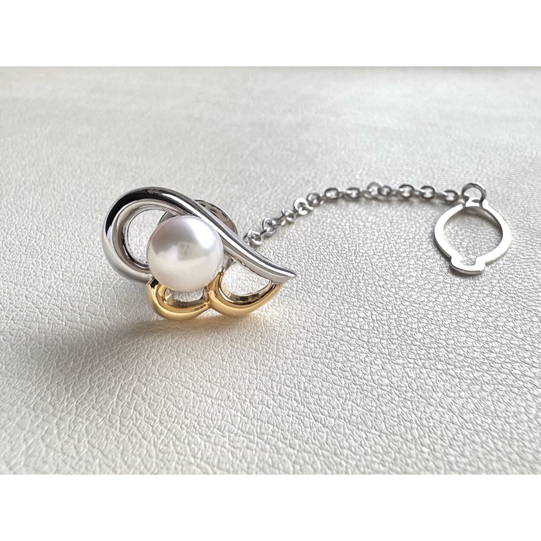 TASAKI アコヤ真珠ネクタイピン SV TASAKI アコヤ真珠ネクタイピン SV
