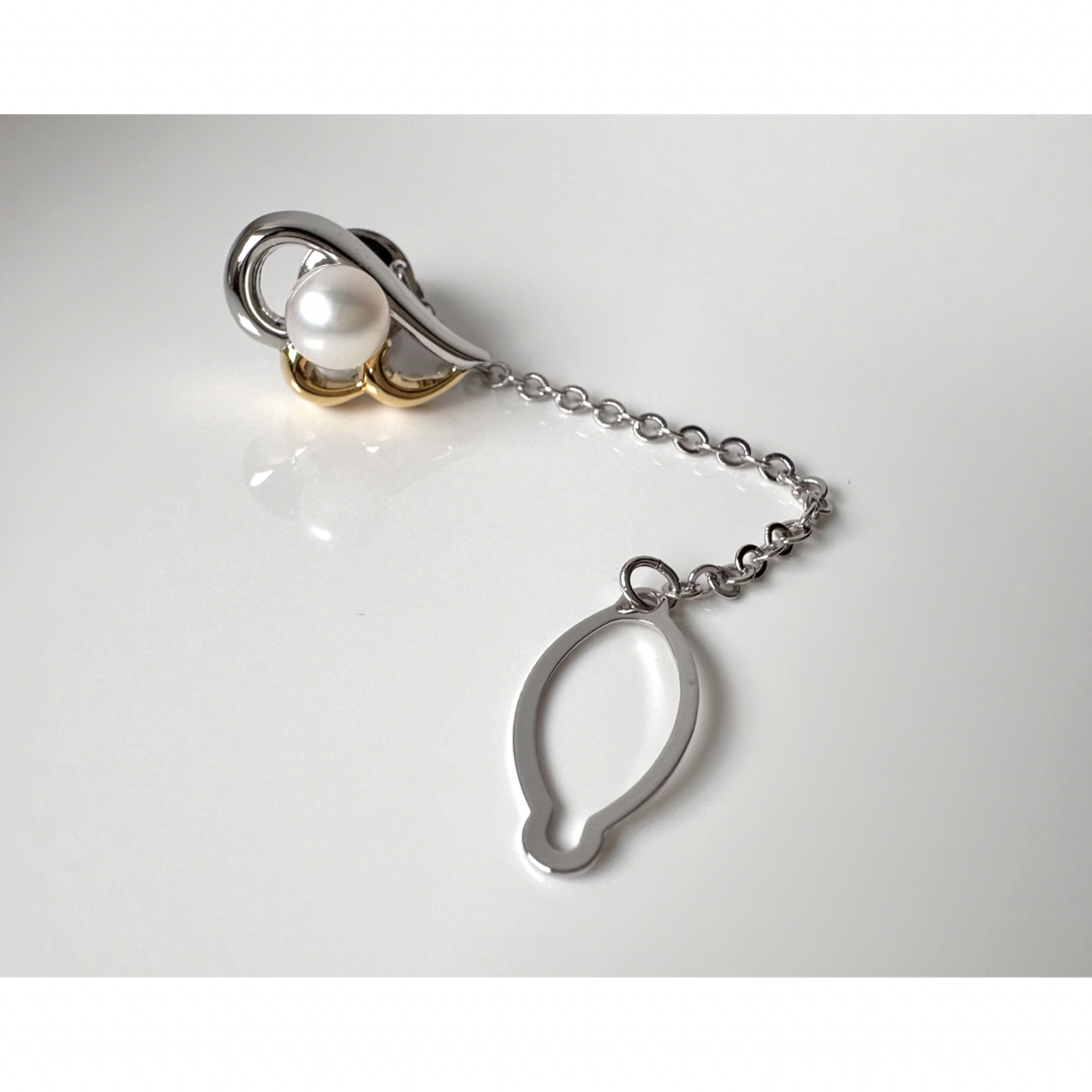 TASAKI アコヤ真珠ネクタイピン SV TASAKI アコヤ真珠ネクタイピン SV