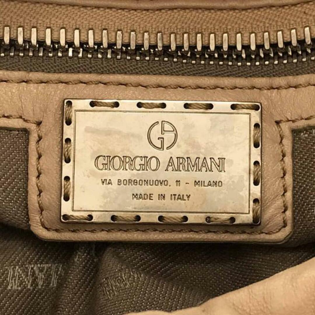 Giorgio Armani(ジョルジオアルマーニ)のGIORGIO ARMANI / ジョルジオアルマーニ | クロワッサン トート ショルダーバッグ | ベージュ | レディース レディースのバッグ(ショルダーバッグ)の商品写真