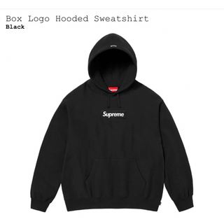 シュプリーム(Supreme)のSupreme Box Logo シュプリーム ボックスロゴ パーカー 黒M(パーカー)