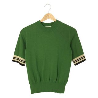 フィーニー(PHEENY)の【美品】  PHEENY / フィーニー | 12G SCHOOL S/S KNIT ショースリーブニット | F | グリーン | レディース(ニット/セーター)