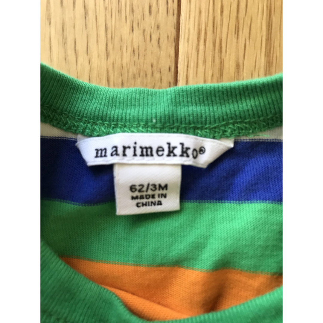 marimekko(マリメッコ)の【再値下げ】マリメッコ　半袖ロンパース　 キッズ/ベビー/マタニティのベビー服(~85cm)(ロンパース)の商品写真