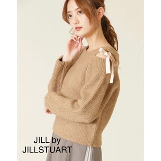 ジルバイジルスチュアート(JILL by JILLSTUART)のJILL by JILLSTUART 肩リボンニット(ニット/セーター)