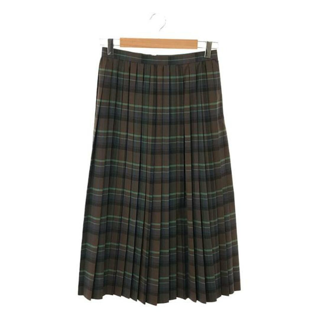 AURALEE(オーラリー)の【新品】  AURALEE / オーラリー | SUPER LIGHT WOOL CHECK PLEATED SKIRT スカート | 1 | マルチカラー | レディース レディースのスカート(ロングスカート)の商品写真