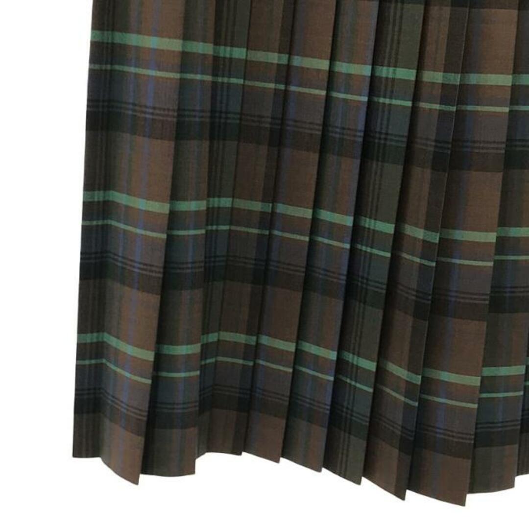 AURALEE(オーラリー)の【新品】  AURALEE / オーラリー | SUPER LIGHT WOOL CHECK PLEATED SKIRT スカート | 1 | マルチカラー | レディース レディースのスカート(ロングスカート)の商品写真