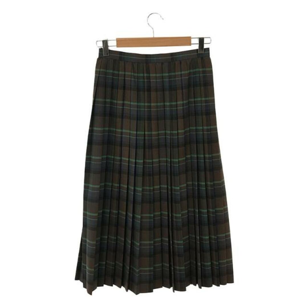 AURALEE(オーラリー)の【新品】  AURALEE / オーラリー | SUPER LIGHT WOOL CHECK PLEATED SKIRT スカート | 1 | マルチカラー | レディース レディースのスカート(ロングスカート)の商品写真