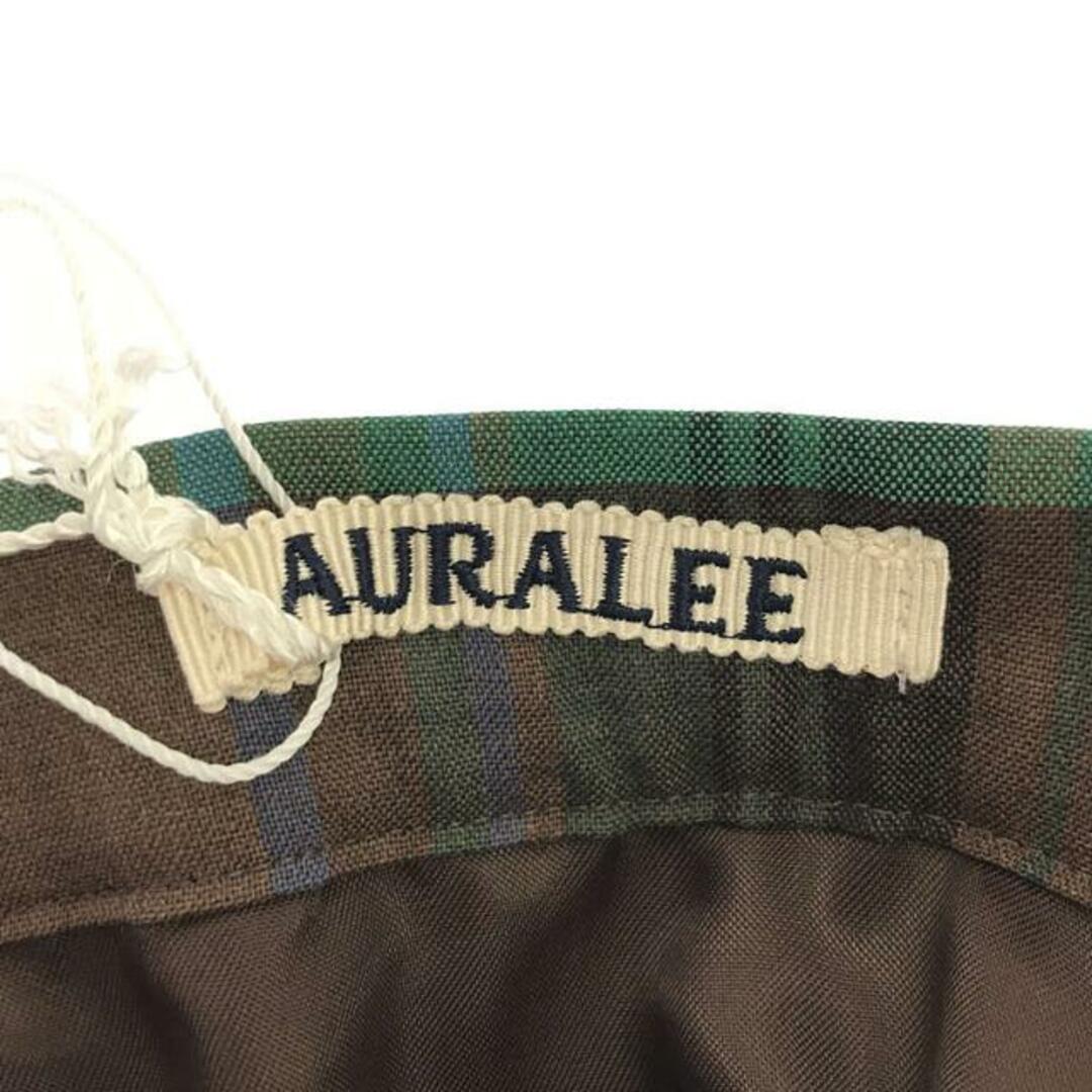 AURALEE(オーラリー)の【新品】  AURALEE / オーラリー | SUPER LIGHT WOOL CHECK PLEATED SKIRT スカート | 1 | マルチカラー | レディース レディースのスカート(ロングスカート)の商品写真