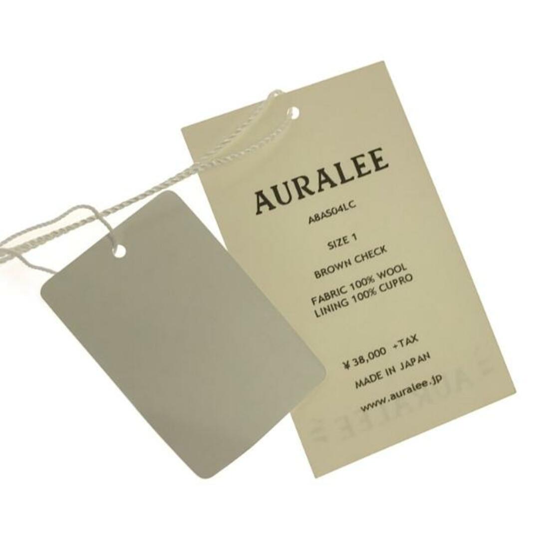 AURALEE(オーラリー)の【新品】  AURALEE / オーラリー | SUPER LIGHT WOOL CHECK PLEATED SKIRT スカート | 1 | マルチカラー | レディース レディースのスカート(ロングスカート)の商品写真