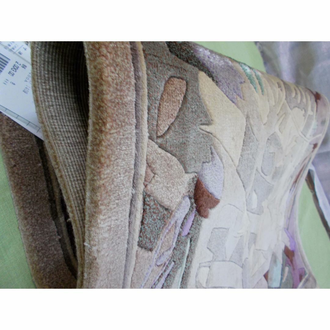 玄関マット シルク段通140段 60×90cm 手織りシルク段通GR 玄関 玄関マット シルク段通140段 60×90cm 手織りシルク段通GR 玄関