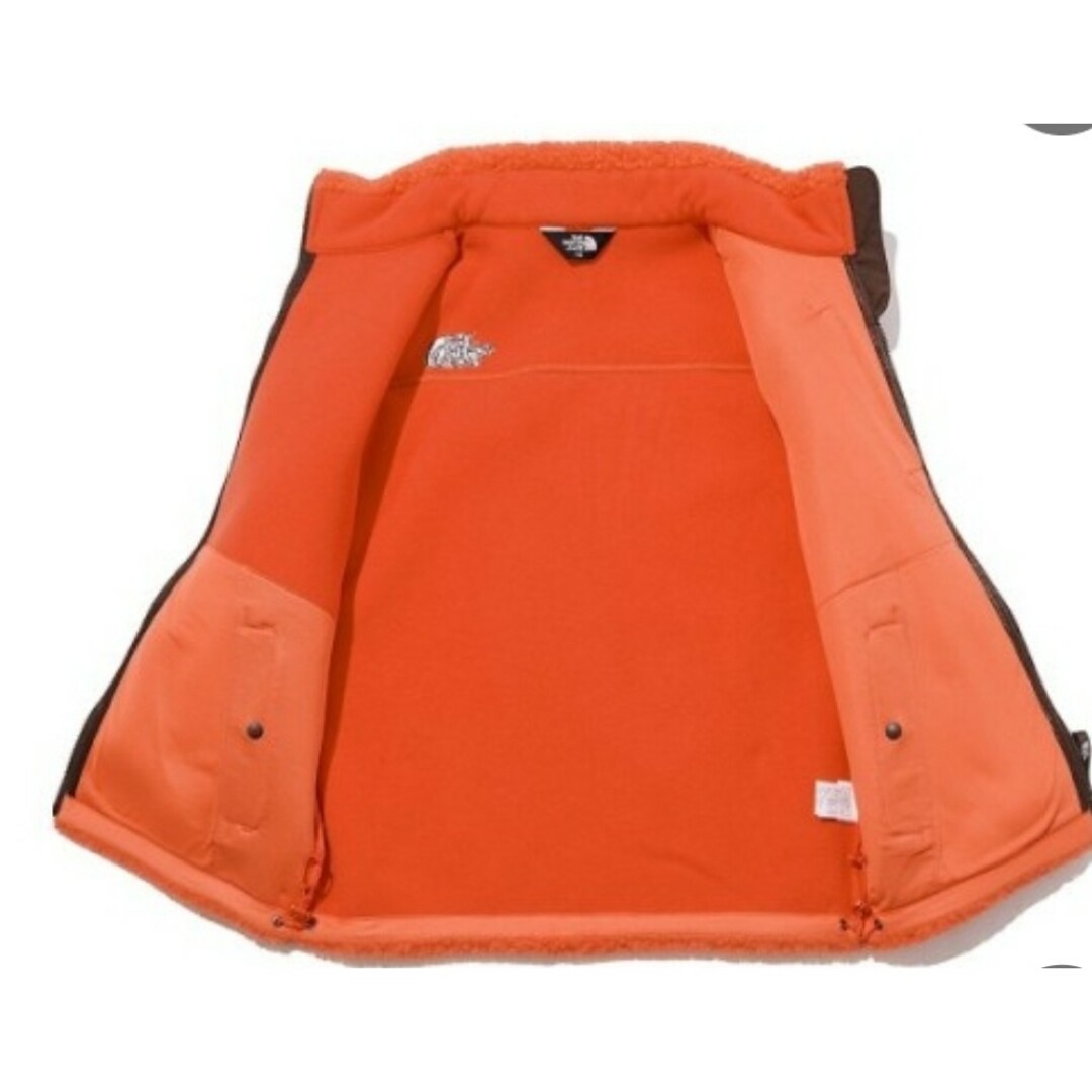 THE NORTH FACE(ザノースフェイス)のキッズ ノースフェイス リモフリースジャケット オレンジ 新品 ボア 140 キッズ/ベビー/マタニティのキッズ服男の子用(90cm~)(ジャケット/上着)の商品写真