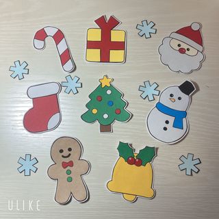 クリスマス 画用紙 壁画(その他)