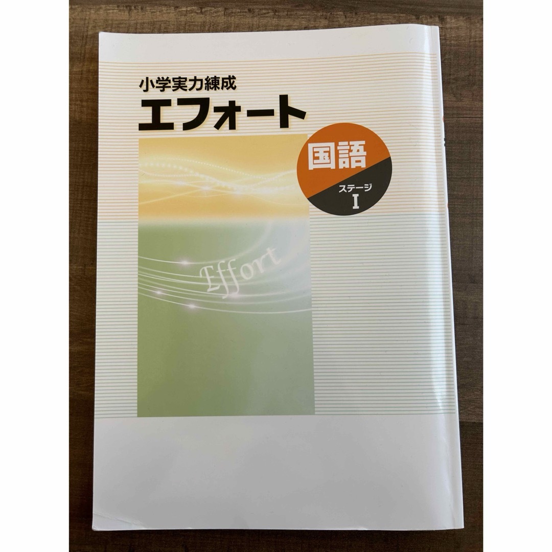 エフォート 国語ステージI エンタメ/ホビーの本(語学/参考書)の商品写真