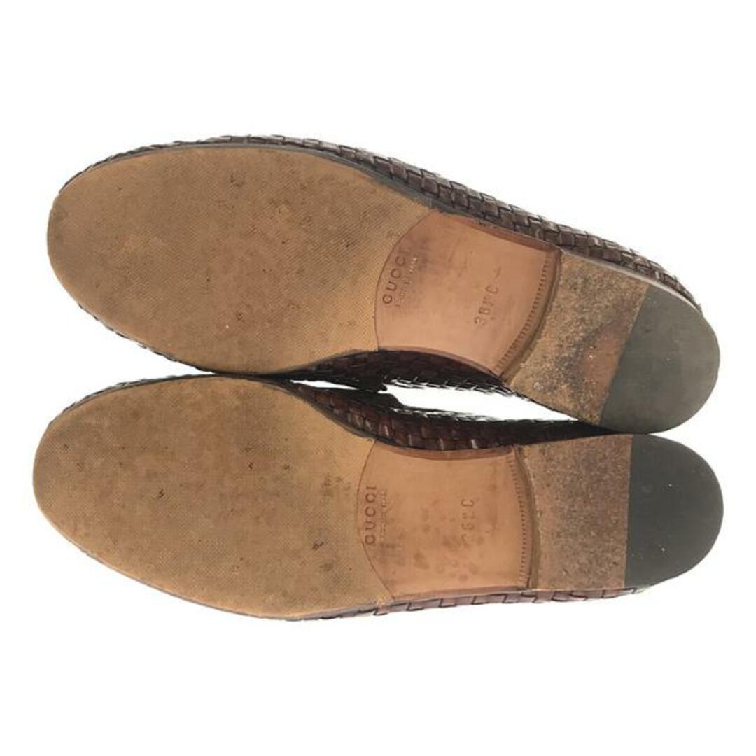GUCCI - GUCCI / グッチ | 編み込み レザー ホースビット GUCCI - GUCCI / グッチ | 編み込み レザー ホースビット