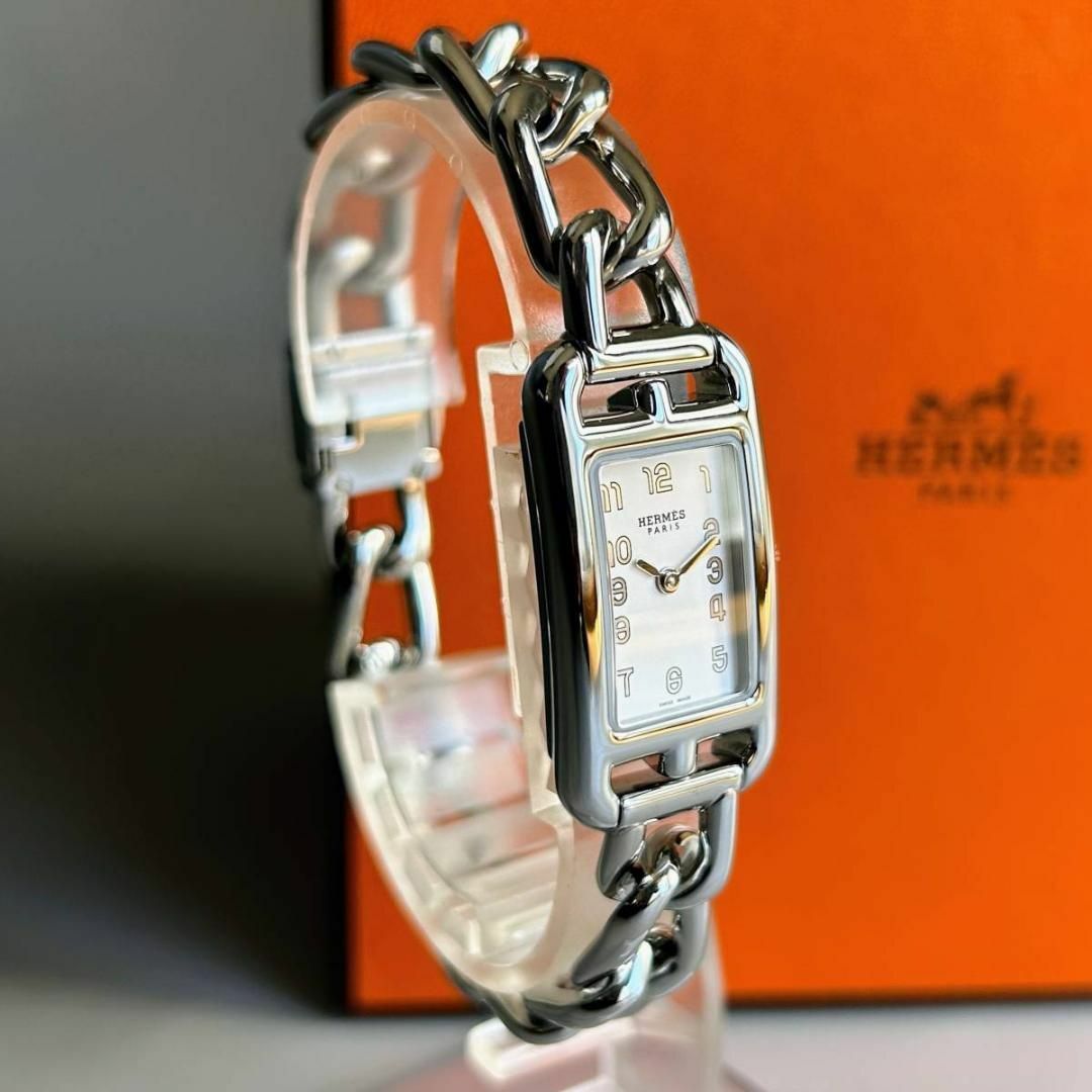 ほぼ新品★エルメス/HERMES ナンタケット レディース腕時計 ほぼ新品★エルメス/HERMES ナンタケット レディース腕時計