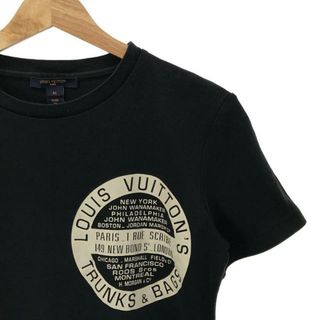 ルイヴィトン(LOUIS VUITTON)のLouis Vuitton / ルイヴィトン | TRUNKS&BAGS プリント Tシャツ | M | ブラック | レディース(シャツ/ブラウス(半袖/袖なし))