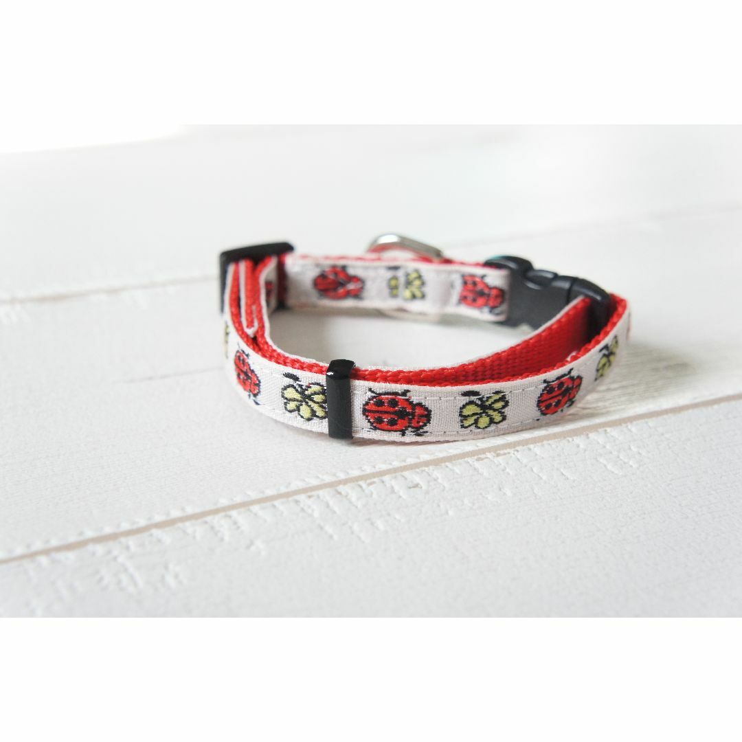 1cm幅18-25.5ｃｍ小型犬首輪 ハンドメイドのペット(リード/首輪)の商品写真