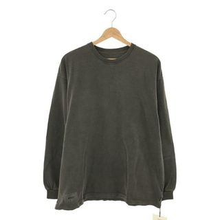 ダブルタップス(W)taps)の【美品】  WTAPS / ダブルタップス | 2023SS | AII 02 / LS / COTTON. SIGN / クルーネック カットソー | 1 | BLACK | メンズ(Tシャツ/カットソー(七分/長袖))